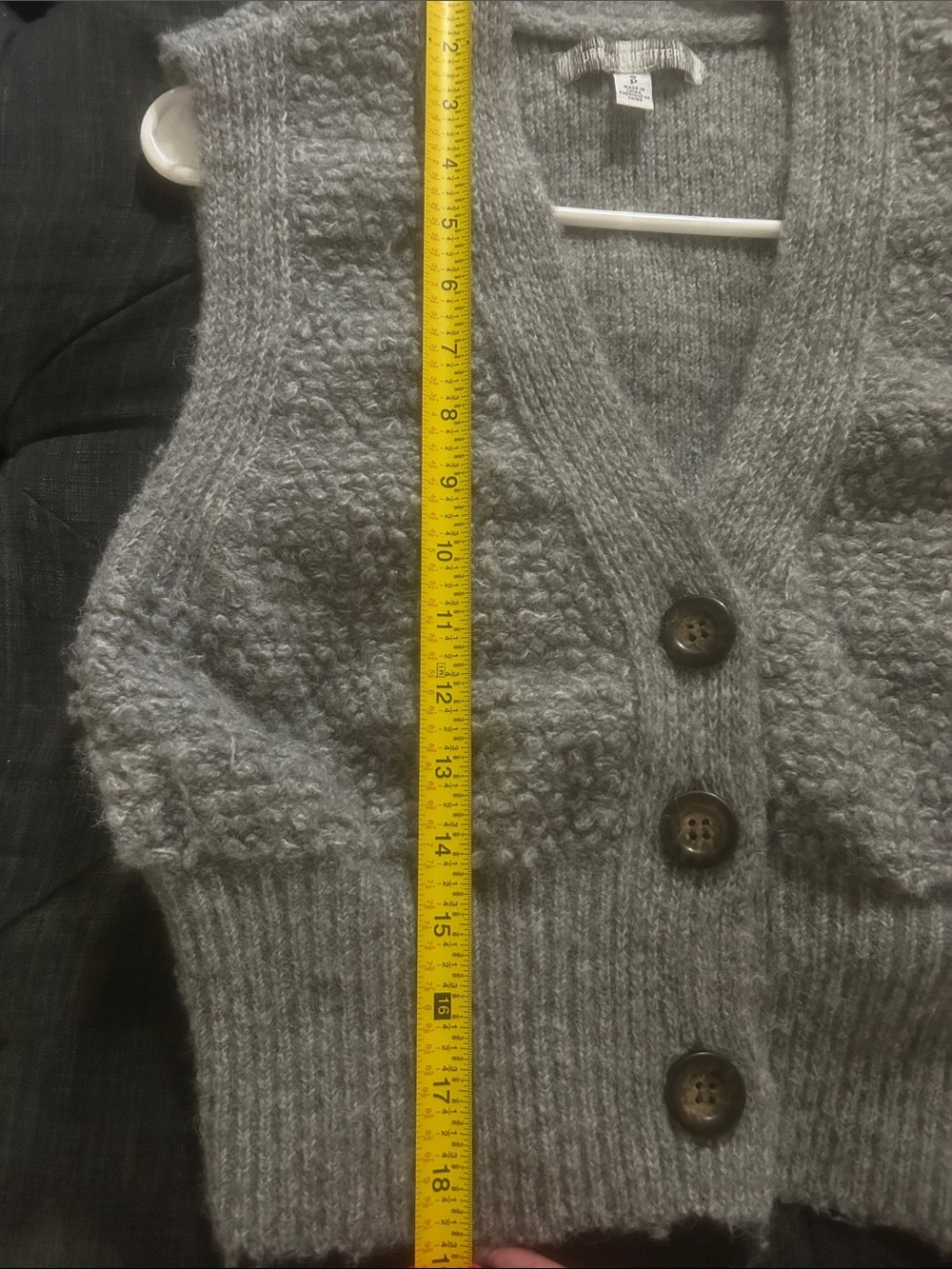 Urban Outfitters Sweater Vest Women's Gray Knit Button Front Size Small - Picture 6 of 6